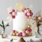 Boho Ball Cake Toppers – Pink, Gold & Light Pink for Birthday, Wedding & Baby Shower